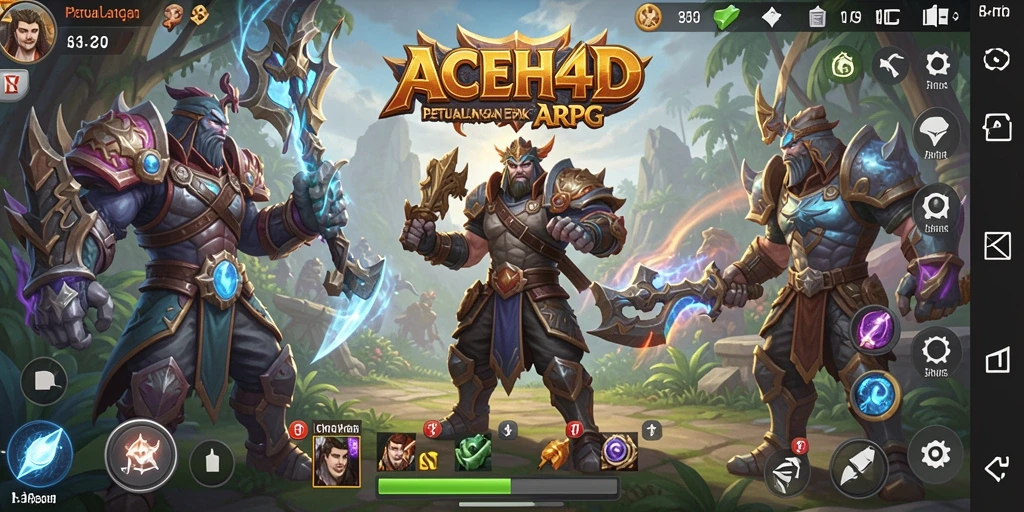 Screenshot gameplay ACEH4D menunjukkan aksi seru dan grafis yang menawan.
