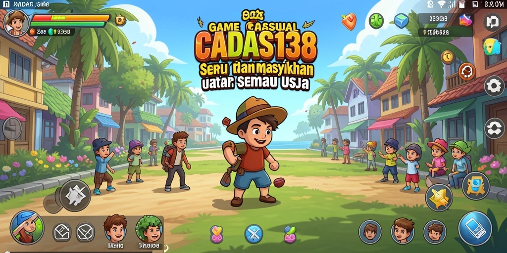 Screenshot dari gameplay Casual CADAS138 yang penuh warna dan mengasyikkan.