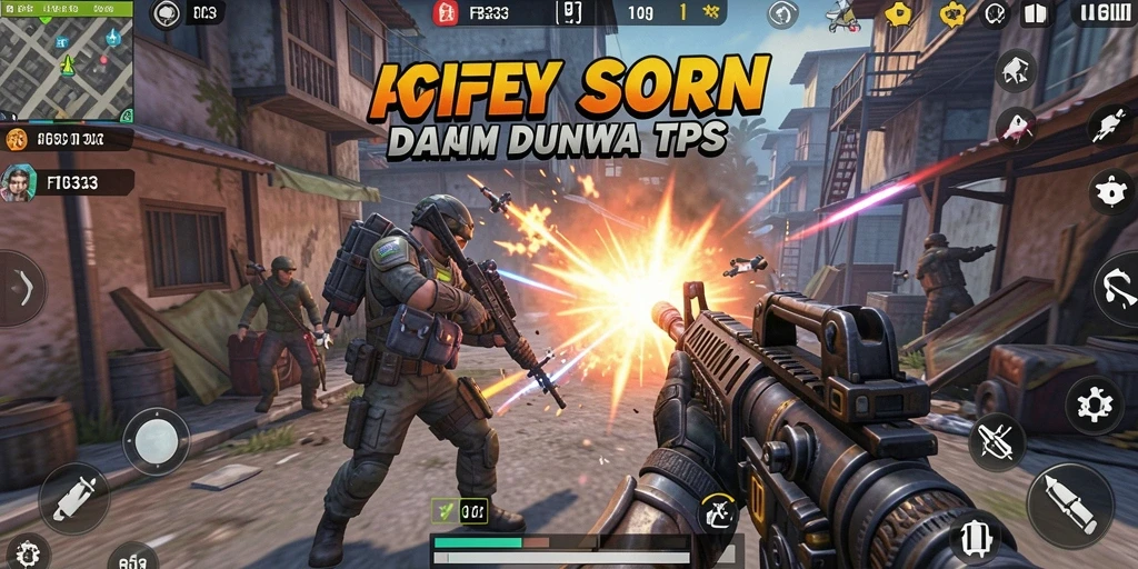 Tampilan seru dari gameplay FB333 dengan aksi menegangkan.