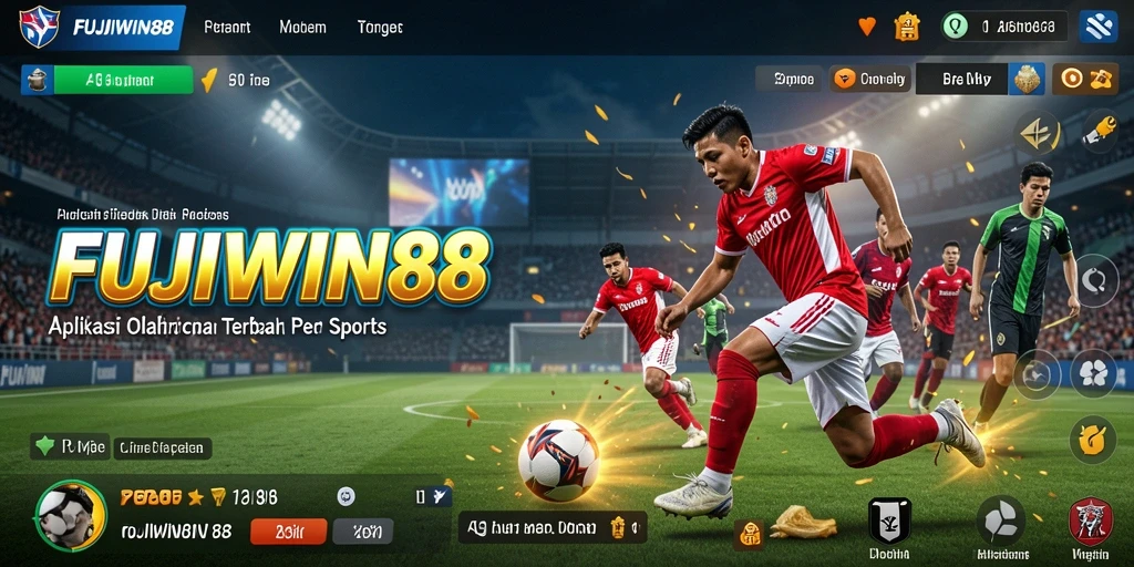 Screenshot gameplay <strong>FUJIWIN88</strong> menampilkan aksi olahraga yang mendebarkan.