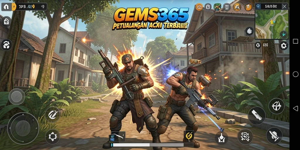 Tampilan seru gameplay TPS di GEMS365 dengan aksi yang mendebarkan.