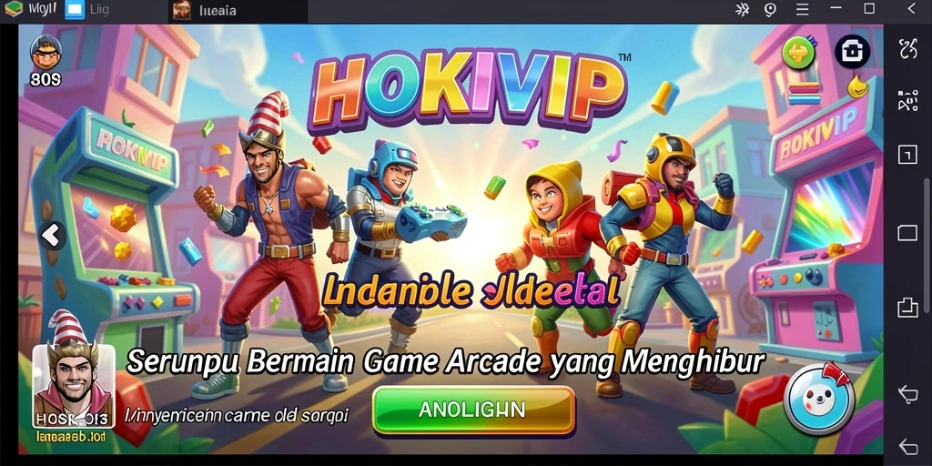 Tampilan permainan HOKIVIP yang seru dan penuh warna.