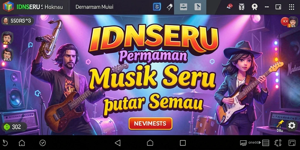 Tampilan gameplay IDNSERU yang menarik dan interaktif.