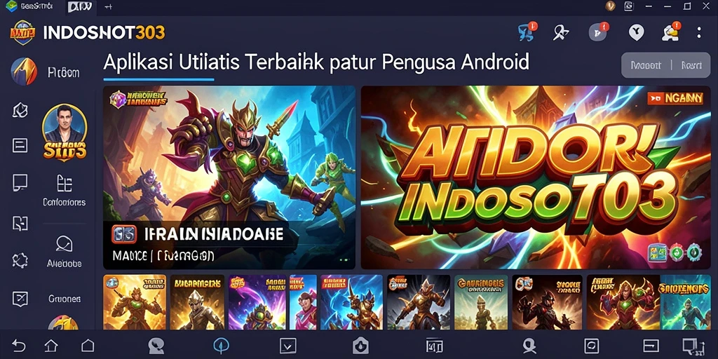 Tampilan antarmuka INDOSLOT303 yang menarik dan informatif.
