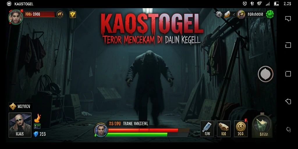 Tampilan nyata dari gameplay menakutkan di KAOSTOGEL.