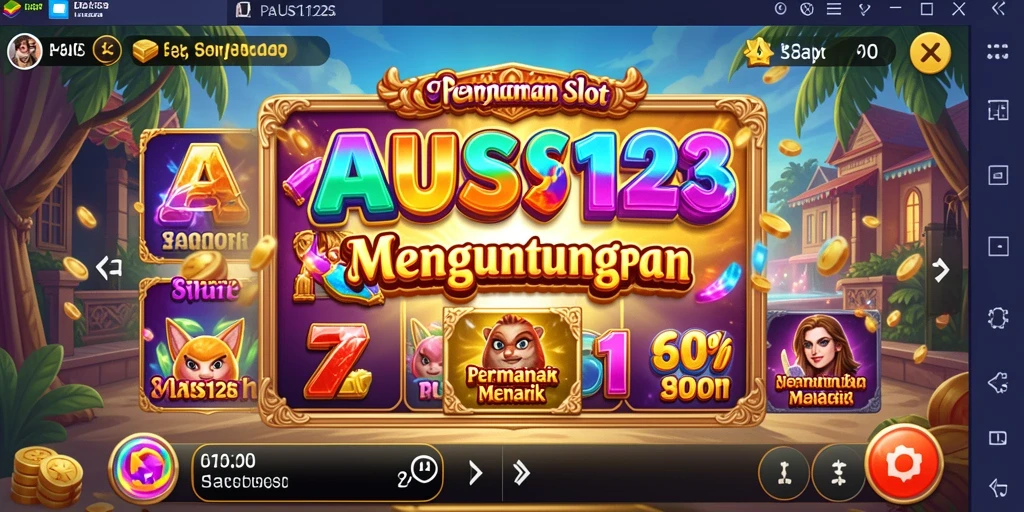 Tampilan gameplay menarik dari PAUS123 menampilkan kemerahan dan kesenangan bermain slot.