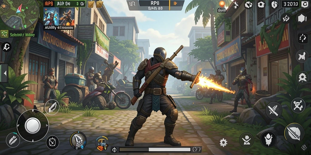 Screenshot utama RP8 menampilkan desain antarmuka aplikasi Utility yang intuitif.