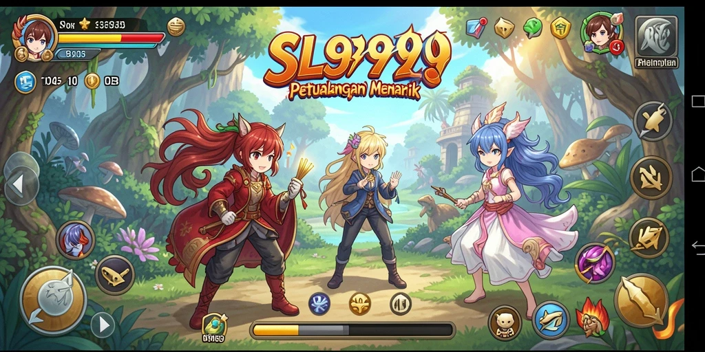 Tampilan menarik dari gameplay Anime SL999 yang penuh aksi.