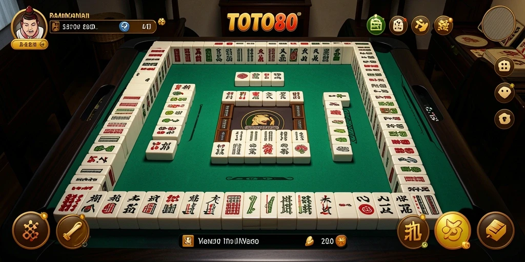 Screenshot TOTO80 menampilkan gameplay Mahjong yang menarik dan seru.