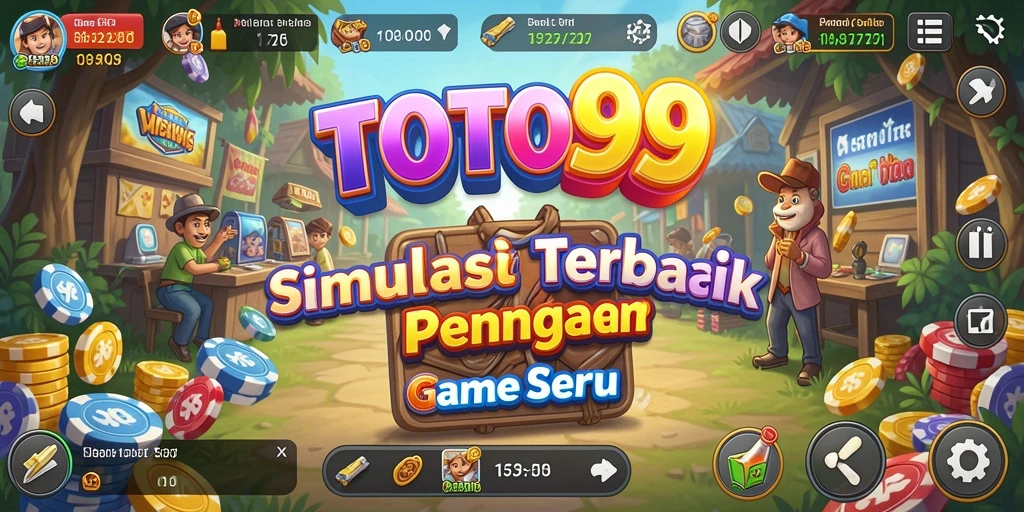 Tampilan gameplay TOTO99 yang menarik dalam dunia simulasi yang kaya.